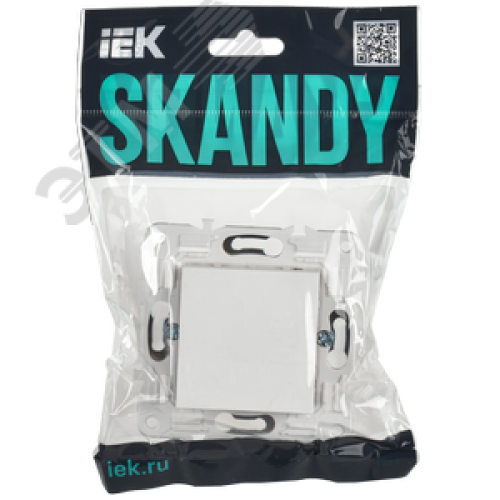 SKANDY Заглушка с суппортом SK-C01W арктический белый IEK