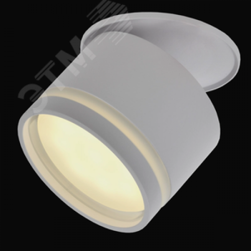 Светильник 4033 встраиваемый декоративный поворотный под лампу GX53 белый