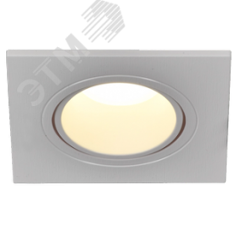 Светильник 4101 встраиваемый декоративный под лампу MR16 квадрат пластиковый белый