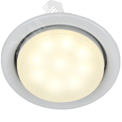 Светильник 4114 встраиваемый декоративный под лампу GX53 белый