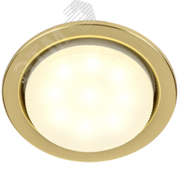 Светильник 4114 встраиваемый декоративный под лампу GX53 золото
