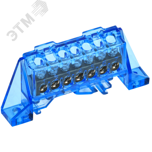 TEKFOR Шина N ноль в комбинированном DIN-изоляторе Стойка 6х9-7-С IEK