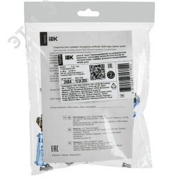 TEKFOR Шина N ноль неизолированная на универсальном держателе 6х9-8-С IEK