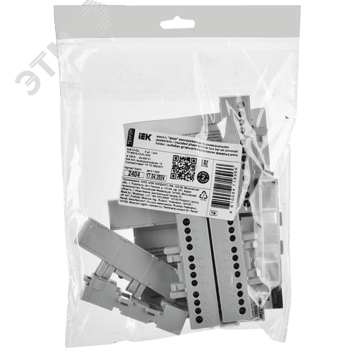 TEKFOR Шина L фаза изолированная на универсальном держателе 6х9-12-Ср IEK