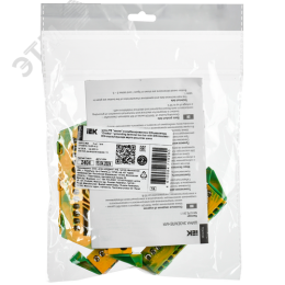 TEKFOR Шина PE земля в комбинированном DIN-изоляторе Стойка 6х9-13-ЖЗ IEK