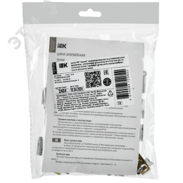 TEKFOR Шина PE земля неизолированная на универсальном держателе 8х12-6-Ж IEK