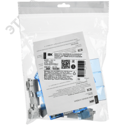 TEKFOR Шина N ноль изолированная на универсальном держателе 8х12-10-С IEK