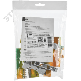 TEKFOR Шина PE земля изолированная на универсальном держателе 8х12-12-ЖЗ IEK