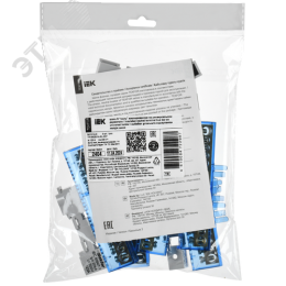 TEKFOR Шина N ноль изолированная на универсальном держателе 8х12-14-С IEK