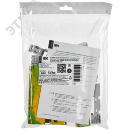 TEKFOR Шина PE земля изолированная на универсальном держателе 8х12-14-ЖЗ IEK