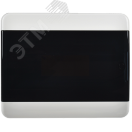 Корпус пластиковый навесной на 12 модулей ЩРН-П-12 IP41 TEKFOR черная прозрачная дверь