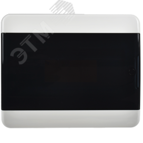 Корпус пластиковый навесной на 12 модулей ЩРН-П-12 IP41 TEKFOR черная прозрачная дверь