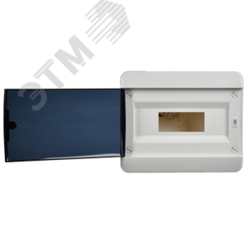 Корпус пластиковый навесной на 12 модулей ЩРН-П-12 IP41 TEKFOR черная прозрачная дверь