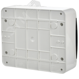 Корпус пластиковый навесной на 12 модулей ЩРН-П-12 IP41 TEKFOR черная прозрачная дверь