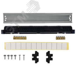 Корпус пластиковый навесной на 12 модулей ЩРН-П-12 IP41 TEKFOR черная прозрачная дверь