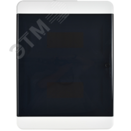 Корпус пластиковый навесной на 24 модуля ЩРН-П-24 IP41 TEKFOR черная прозрачная дверь