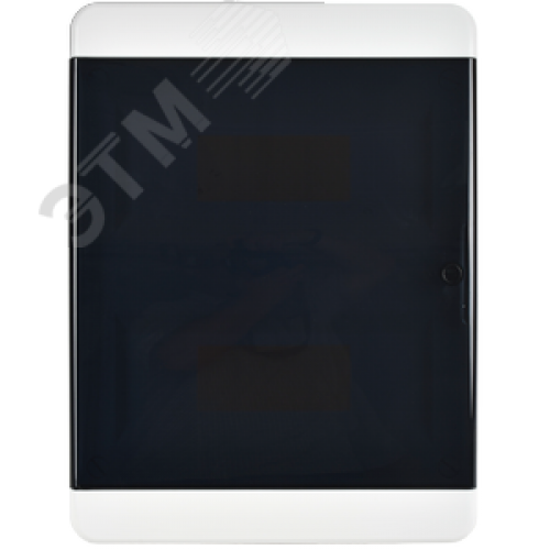 Корпус пластиковый навесной на 24 модуля ЩРН-П-24 IP41 TEKFOR черная прозрачная дверь