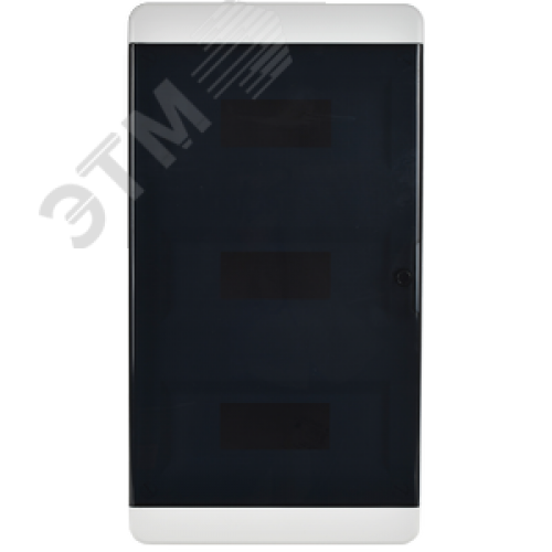 Корпус пластиковый навесной на 36 модулей ЩРН-П-36 IP41 TEKFOR черная прозрачная дверь