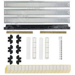 Корпус пластиковый навесной на 36 модулей ЩРН-П-36 IP41 TEKFOR черная прозрачная дверь