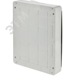 Корпус пластиковый навесной на 54 модуля ЩРН-П-54 IP41 TEKFOR черная прозрачная дверь