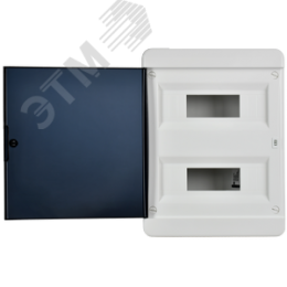 Корпус пластиковый встраиваемый на 24 модуля ЩРВ-П-24 IP41 TEKFOR черная прозрачная дверь