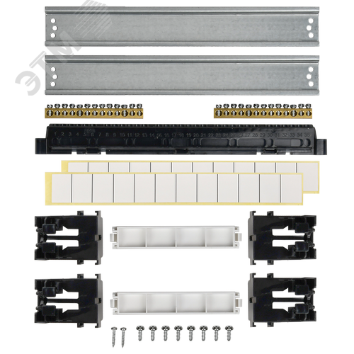 Корпус пластиковый встраиваемый на 24 модуля ЩРВ-П-24 IP41 TEKFOR белая дверь