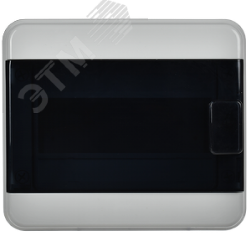 Корпус пластиковый навесной на 8 модулей КМПн-8 IP65 TEKFOR черная прозрачная дверь