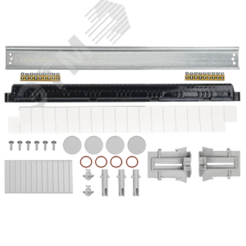 Корпус пластиковый навесной на 18 модулей КМПн-18 IP65 TEKFOR зеленая прозрачная дверь