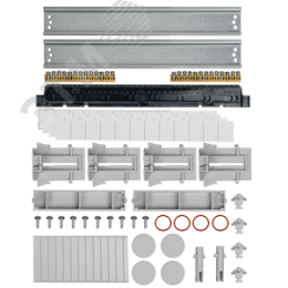 Корпус пластиковый навесной на 24 модуля КМПн-24 IP65 TEKFOR черная прозрачная дверь