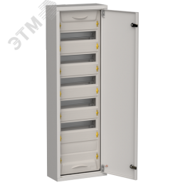 TITAN 5 Корпус металлический ЩРн-72 (1х72) 960х310х140мм IP31 серый (одна дверь) IEK