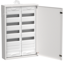 TITAN 5 Корпус металлический ЩРн-120 (2х60) 835х570х140мм IP31 белый (одна дверь) IEK