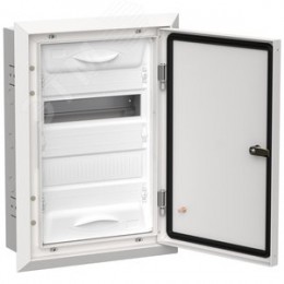 TITAN 5 Корпус металлический ЩРв-24 (1х24) 505х365х130мм IP31 белый (одна дверь)