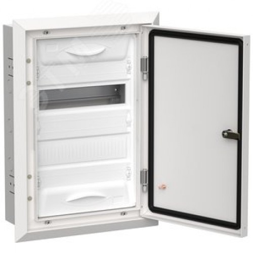 TITAN 5 Корпус металлический ЩРв-24 (1х24) 505х365х130мм IP31 белый (одна дверь)