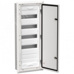 TITAN 5 Корпус металлический ЩРв-60 (1х60) 880х365х130мм IP31 белый (одна дверь)