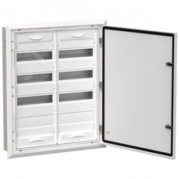 TITAN 5 Корпус металлический ЩРв-96 (2х48) 755х625х130мм IP31 белый (одна дверь)