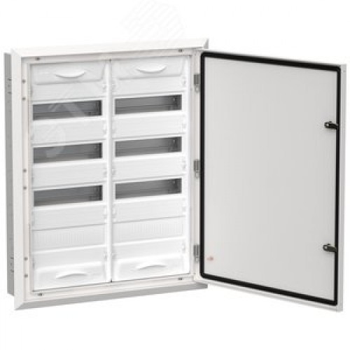 TITAN 5 Корпус металлический ЩРв-96 (2х48) 755х625х130мм IP31 белый (одна дверь)
