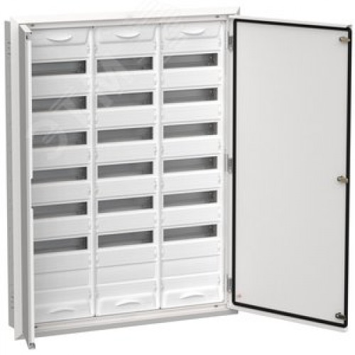 TITAN 5 Корпус металлический ЩРв-252 (3х84) 1130х885х130мм IP31 белый (две двери)