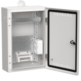 TITAN 5 Корпус мультимедиа ЩРн-24 (1х24) 460х310х140мм IP30 белый IEK