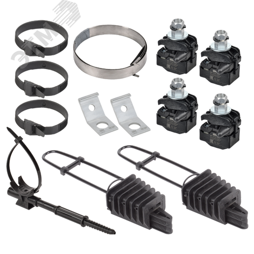 Комплект для подключения абонентов АСИП-1 фазный IEK