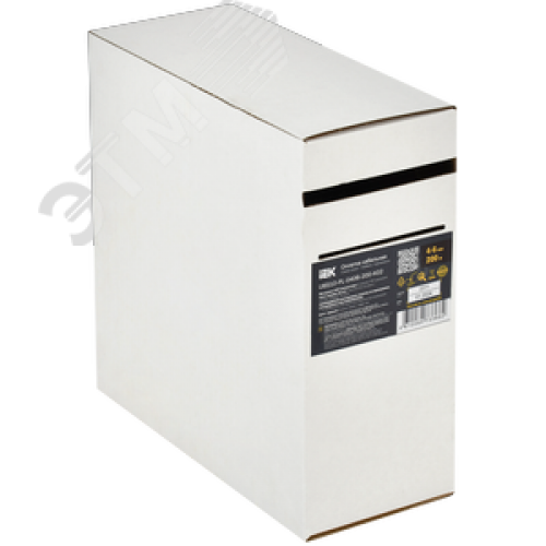 Оплетка кабельная 4-6мм полиэстер 200м черная IEK