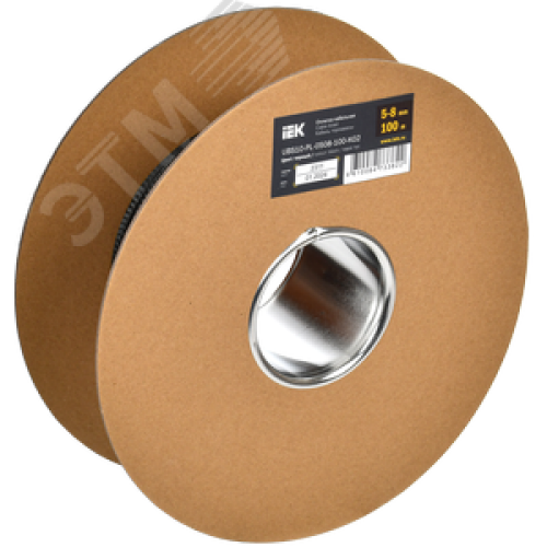 Оплетка кабельная 5-8мм полиэстер 100м черная IEK