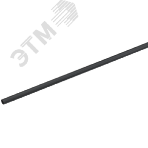 Трубка термоусадочная ТТУ 5/2,5 черная 1м GENERICA