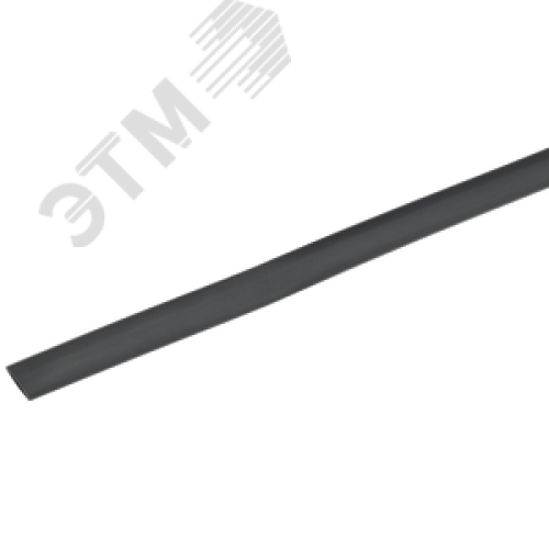 Трубка термоусадочная ТТУ 8/4 черная (1м) GENERICA