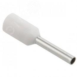 Наконечник кабельный НШвИ 0.75-8 белый Е7508      (100шт)