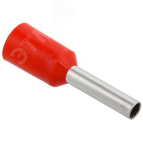 Наконечник кабельный НШвИ 1.5-8.2 красный Е1508 (100шт)