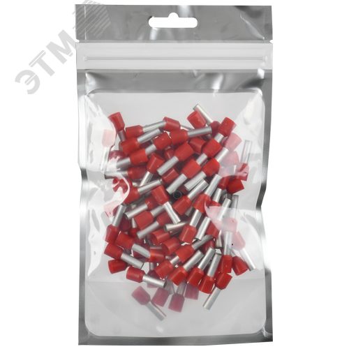 Наконечник НШВИ 10-14 темно-красный (100шт/упак) IEK