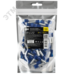 Наконечник НШВИ 16-18 темно-синий (100шт/упак) IEK