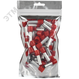 Наконечник НШВИ 35-25 темно-красный (50шт/упак) IEK