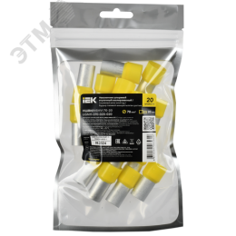 Наконечник НШВИ 70-20 желтый (20шт/упак) IEK