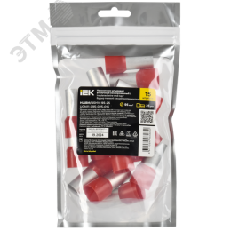 Наконечник НШВИ 95-25 темно-красный (15шт/упак) IEK